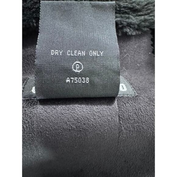 "DENNIS BY DENNIS BASSO" Suede Coat, Faux Fur, Y2K, Goth, Vampire, SZ L,Grundge - Picture 9 of 13